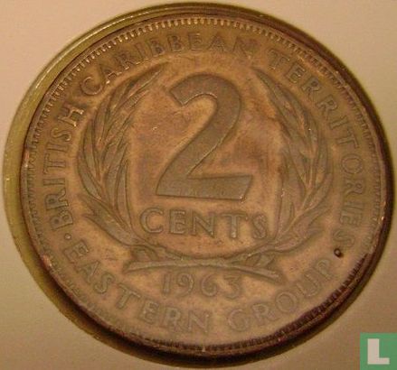 British Caribbean Territories 2 cents 1963 - Image 1