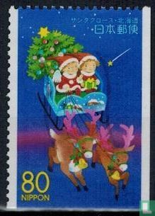 Prefectuurzegels: Hokkaido (kerst)