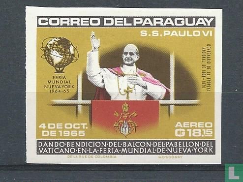 Paulus VI bezoekt de VN