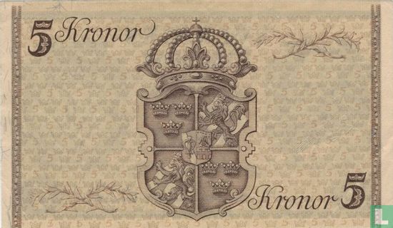 Sweden 5 Kronor 1948 - Image 2