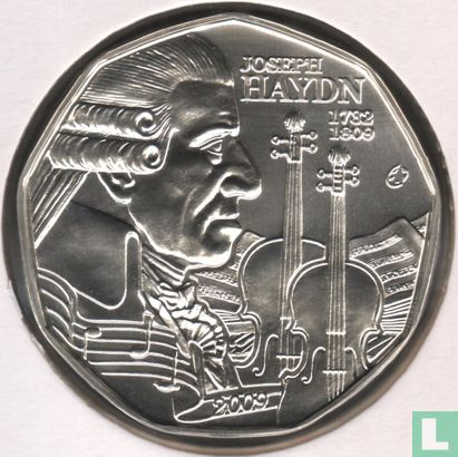 Austria 5 euro 2009 "200th anniversary Death of Joseph Haydn" - Image 1