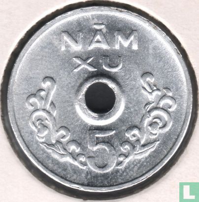 Vietnam 5 xu ND (1975) - Image 1
