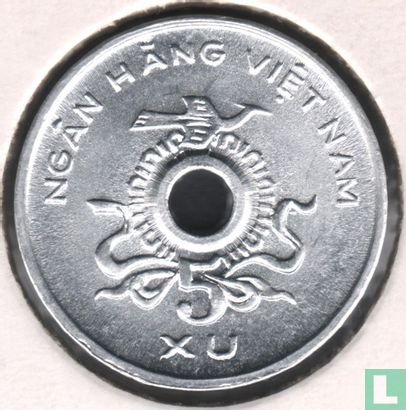 Vietnam 5 xu ND (1975) - Afbeelding 2