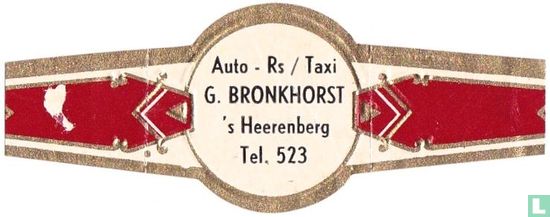 Auto-Rs / Taxi G. Bronkhorst 's Heerenberg Tel. 523  - Image 1