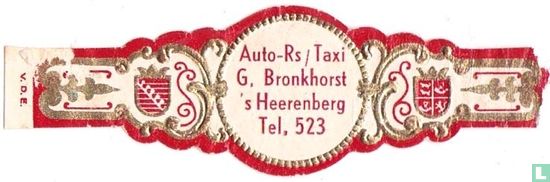 Auto-Rs / Taxi G. Bronkhorst 's Heerenberg Tel. 523 - Image 1