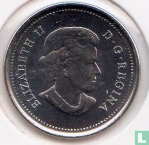 Canada 25 cents 2015 (colourless) "50th anniversary of the Canadian flag" - Image 2