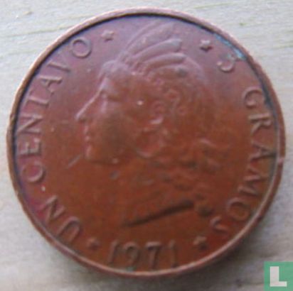 République dominicaine 1 centavo 1971 - Image 1