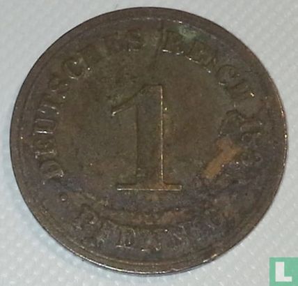 Empire allemand 1 pfennig 1895 (G) - Image 1