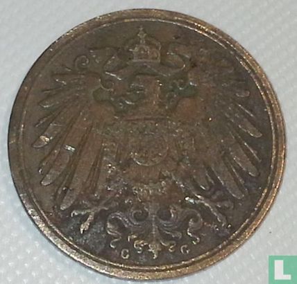 Duitse Rijk 1 pfennig 1895 (G) - Afbeelding 2