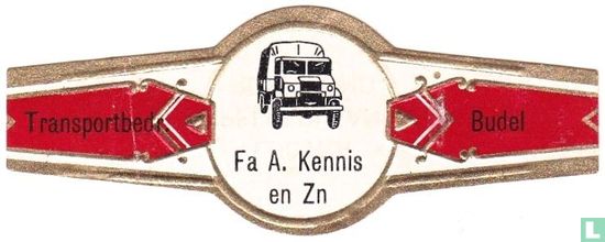 Fa. A. Kennis en Zn - Transportbedr. - Budel - Image 1