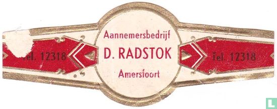 Aannemersbedrijf D. Radstok Amersfoort - Tel. 12318 - Tel. 12318 - Afbeelding 1