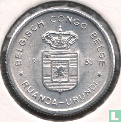 Ruanda-Urundi 50 centimes 1955 - Image 1