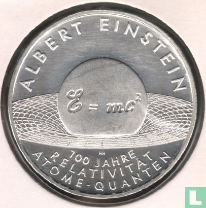 Duitsland 10 euro 2005 "Centennial of Albert Einstein's Relativity Theory" - Afbeelding 2