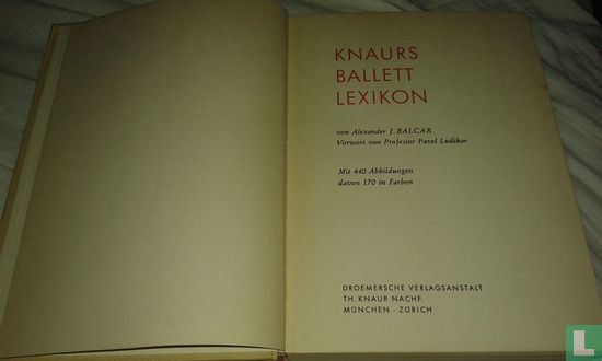 Knaurs ballet lexikon - Bild 3