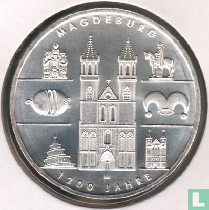 Duitsland 10 euro 2005 "1200 years of Magdeburg" - Afbeelding 2