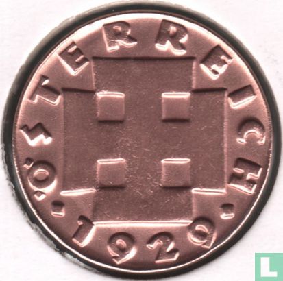 Oostenrijk 2 groschen 1929 - Afbeelding 1