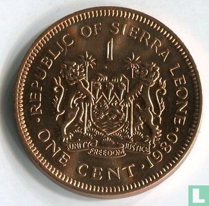 Sierra Leone 1 cent 1980 - Afbeelding 1