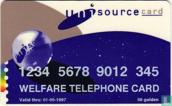 welfare telephone card - Afbeelding 1