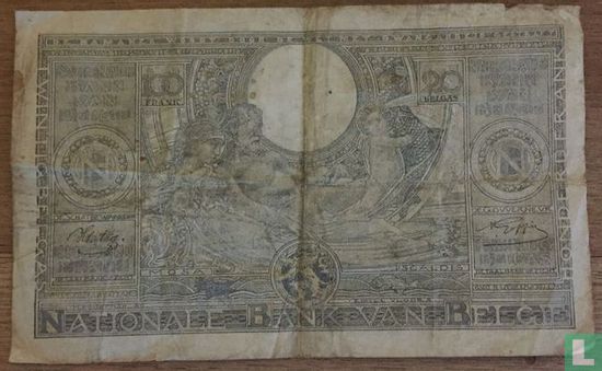 100 Francs20 Belgas (FR) 12-08-1943  - Image 2