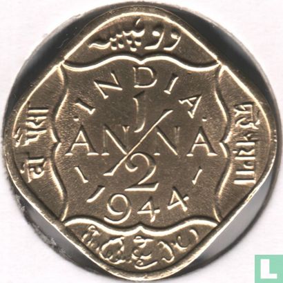 Britisch-Indien ½ Anna 1944 - Bild 1