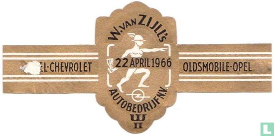 W. van Zijll's 22 April 1966 Autobedrijven WII - Opel-Chevrolet - Oldsmobile-Opel - Image 1