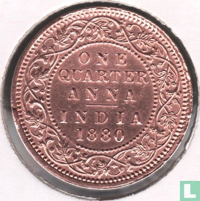 Inde britannique ¼ anna 1880 - Image 1