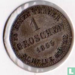 Sachsen-Coburg-Gotha 1 Groschen 1865 - Bild 1