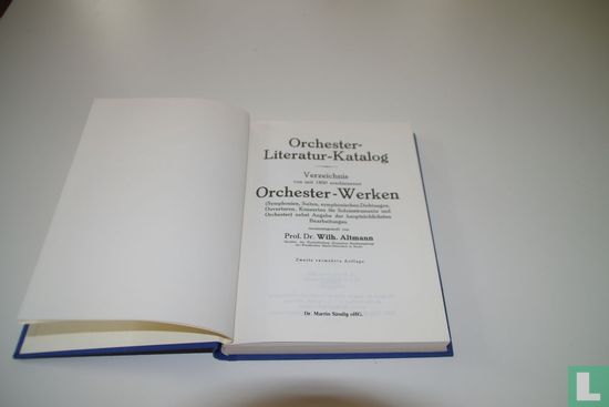 Orchester - Literatur - Katalog 1 - Image 2