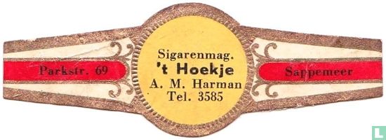 Sigarenmag. 't Hoekje A.M. Harman Tel. 3585 - Parkstr. 69 - Sappemeer - Afbeelding 1