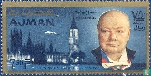 Sir Winston Churchill - opdruk 