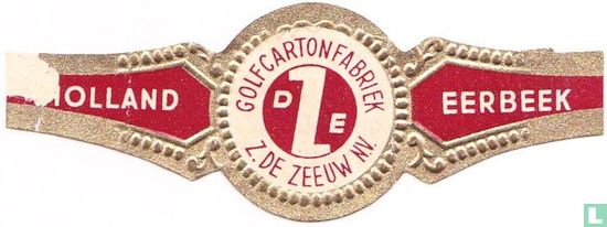 Golfcartonfabriek d Z e Z. de Zeeuw N.V. - Holland - Eerbeek - Image 1