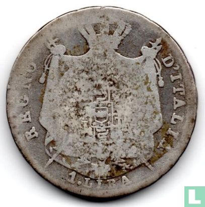 Koninkrijk Italië 1 lira 1811 (M) - Afbeelding 2