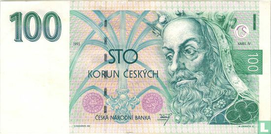 Tsjechië 100 Korun - Afbeelding 1