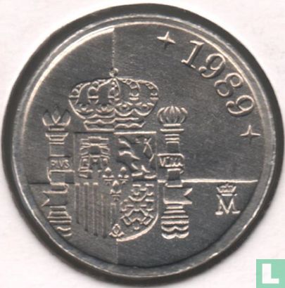 Spanje 1 peseta 1989 (type 2) - Afbeelding 1