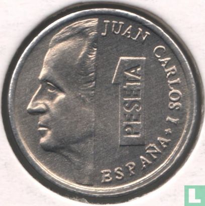 Spanje 1 peseta 1989 (type 2) - Afbeelding 2