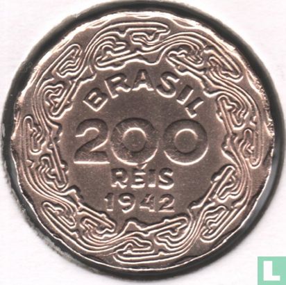 Brazil 200 réis 1942 - Image 1