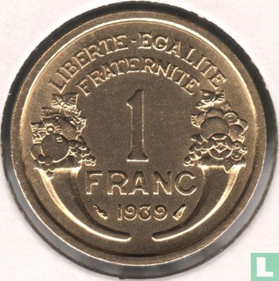 Frankrijk 1 franc 1939 - Afbeelding 1