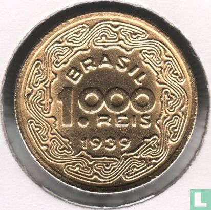 Brésil 1000 réis 1939 - Image 1