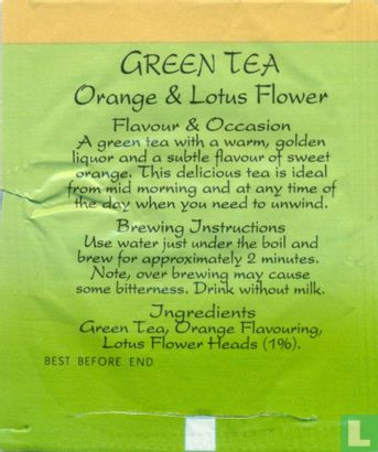Green Tea Orange & Lotus Flower - Image 2
