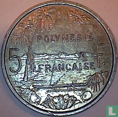 French Polynesia 5 francs 1998 - Image 2
