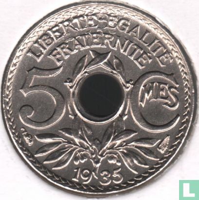 Frankreich 5 Centime 1935 - Bild 1