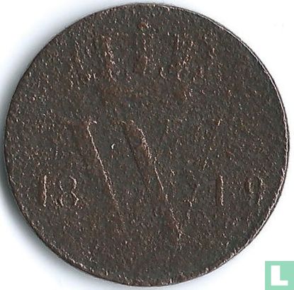 Nederland  ½ cent 1819 - Afbeelding 1