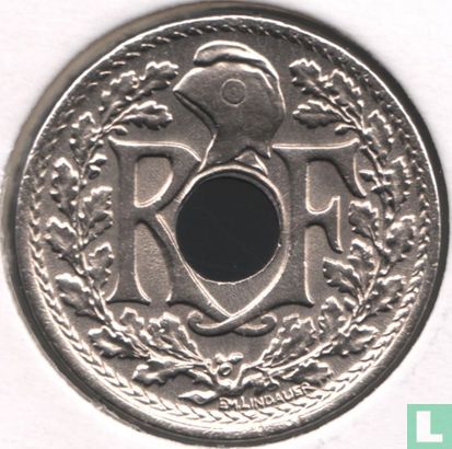Frankrijk 5 centimes 1920 (type 2 - 3 g) - Afbeelding 2