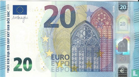 Eurozone 20 Euro R - A - Afbeelding 1