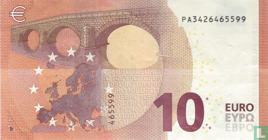 Eurozone 10 Euro P - A - Afbeelding 2
