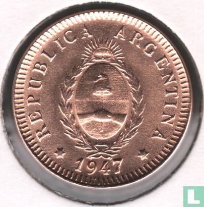 Argentine 2 centavos 1947 (cuivre) - Image 1