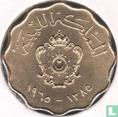 Libya 5 millièmes 1965 (AH1385) - Image 1