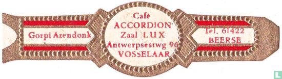 Café Accordion Zaal Lux Antwerpsestwg. 96 Vosselaar - Gorpi Arendonk - Tel. 61422 Beerse - Bild 1