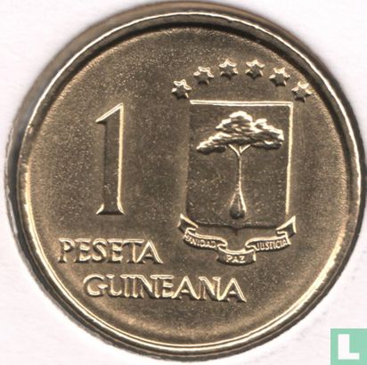 Guinée équatoriale 1 peseta 1969 - Image 2