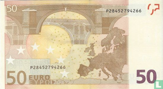 Eurozone 50 Euro P-R-Dr - Afbeelding 2